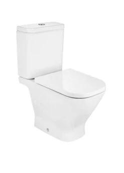 Roca The Gap - Duoblokpot, Afvoer Naar Achter, Wit A342477000