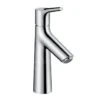 Hansgrohe Talis S - Wastafelkraan 100 LowFlow 3,5l/min Met Afvoergarnituur Met Een Trekstang, Chroom 72024000