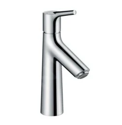 Hansgrohe Talis S - Wastafelkraan 100 LowFlow 3,5l/min Met Afvoergarnituur Met Een Trekstang, Chroom 72024000