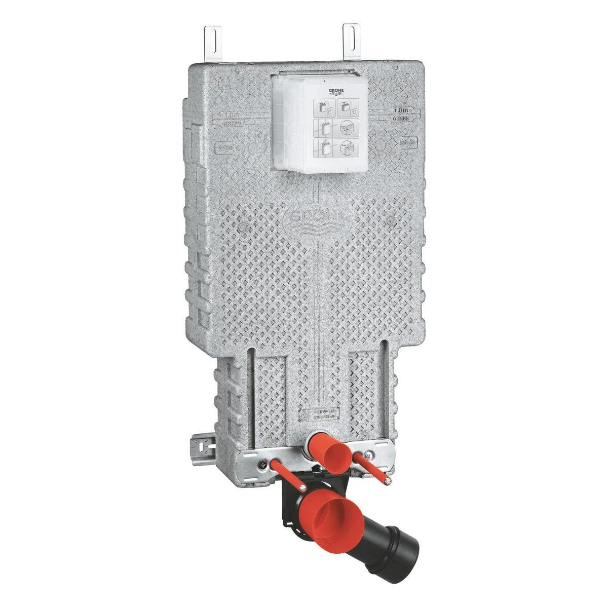 Grohe Uniset - Complete Toiletset Douche WC + Tece Wc Zitting, Skate Cosmo Bedieningsplaat, Rimless, SoftClose, Chroom 38643SET-KT 11 Grohe Uniset - Complete Toiletset Douche WC + Tece Wc Zitting, Skate Cosmo Bedieningsplaat, Rimless, SoftClose, Chroom 38643SET-KT - Afbeelding 11