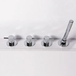 Steinberg 100 - Badrand Combinatie, 4-gats Installatie, Chroom 100 2480 -Badkamer Luxe 13e534ac431c2b3f4ba29d08