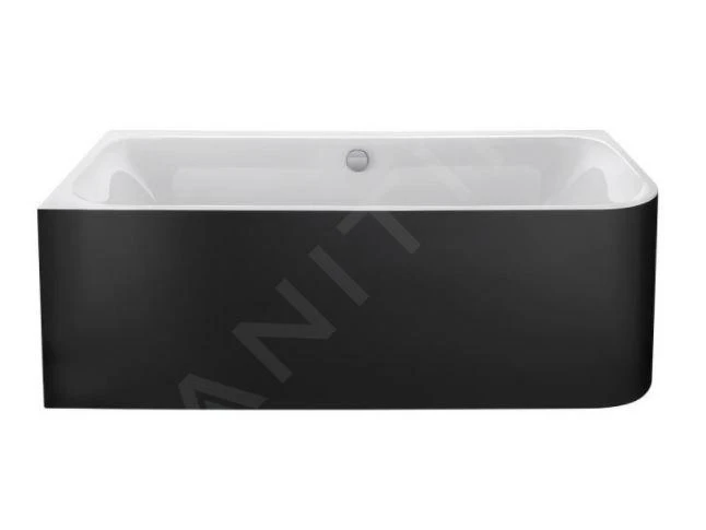 Duravit Happy D.2 Plus - Bad 1800x800 Mm, Links, Met Paneel, Wit/graphit Super Matt 700449800000000 1 Duravit Happy D.2 Plus - Bad 1800x800 Mm, Links, Met Paneel, Wit/graphit Super Matt 700449800000000