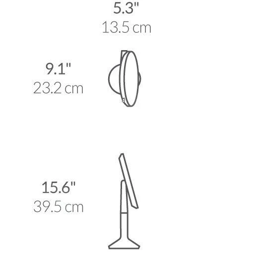 Simplehuman Make-up Spiegels - Cosmetica Spiegel Met LED Verlichting, Rose Gold ST3034 2 Simplehuman Make-up Spiegels - Cosmetica Spiegel Met LED Verlichting, Rose Gold ST3034 - Afbeelding 2