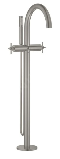 Grohe Atrio - Vrijstaande Badkraan, Met Draaibare Uitloop, Supersteel 25044DC3