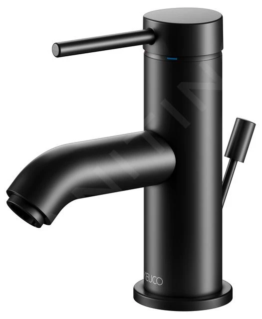 Keuco IXMO - 1-hendel Wastafelmengkraan Met Waste, Mat Zwart 59504372000 1 Keuco IXMO - 1-hendel Wastafelmengkraan Met Waste, Mat Zwart 59504372000