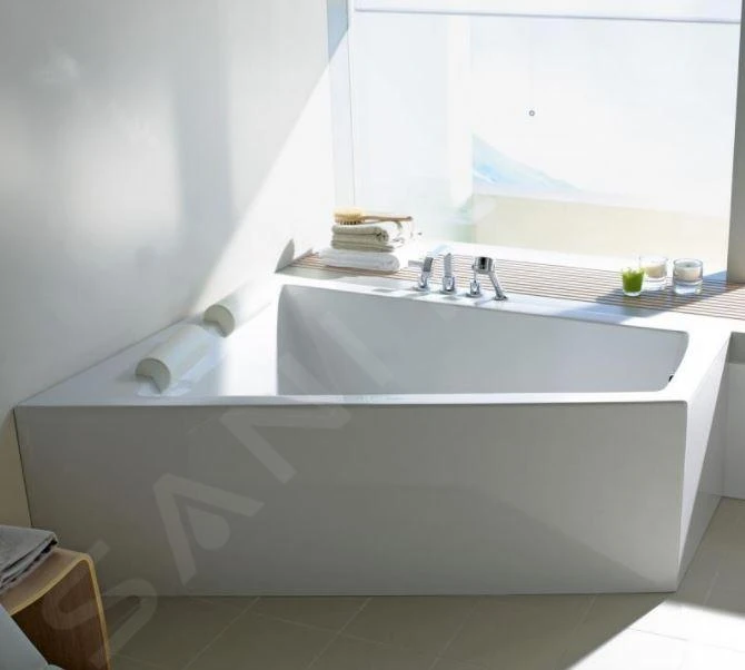 Duravit Paiova - Asymmetrisch Bad, 1700x1300 Mm, Met Paneel, Links, Wit 700266000000000 3 Duravit Paiova - Asymmetrisch Bad, 1700x1300 Mm, Met Paneel, Links, Wit 700266000000000 - Afbeelding 3