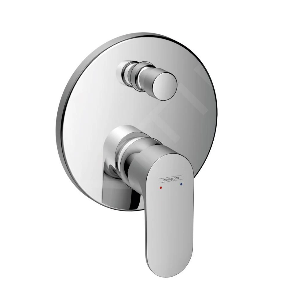 Hansgrohe Rebris S - Afdekset Badkraan, Chroom 72466000 1 Hansgrohe Rebris S - Afdekset Badkraan, Chroom 72466000