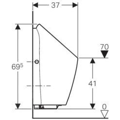 Geberit Urinoirs - Urinoir Preda Voor Geïntegreerd Besturing, Wit 116.075.00.1 5 Geberit Urinoirs - Urinoir Preda Voor Geïntegreerd Besturing, Wit 116.075.00.1 -Badkamer Luxe 17022359641cd8e12f914153