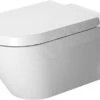 Duravit Starck 2 - Hangend Toilet, Met WonderGliss, Wit 25330900001