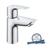 Grohe Start Edge - Wastafelkraan Met Push-Open Waste, Chroom 24199001