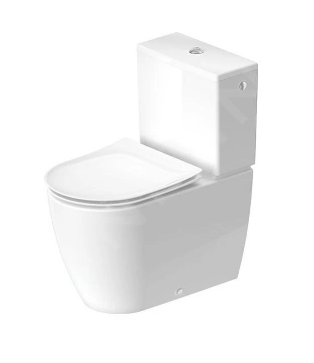 Duravit Soleil By Starck - Duoblok Pot, Vario Afvoer, Rimless, HygieneGlaze, Wit 2011092000 1 Duravit Soleil By Starck - Duoblok Pot, Vario Afvoer, Rimless, HygieneGlaze, Wit 2011092000