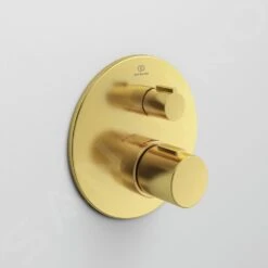 Ideal Standard CeraTherm - Inbouw Thermostatische Douchekraan, Brushed Gold A5813A2 -Badkamer Luxe 188811f2c80515d5158831fe