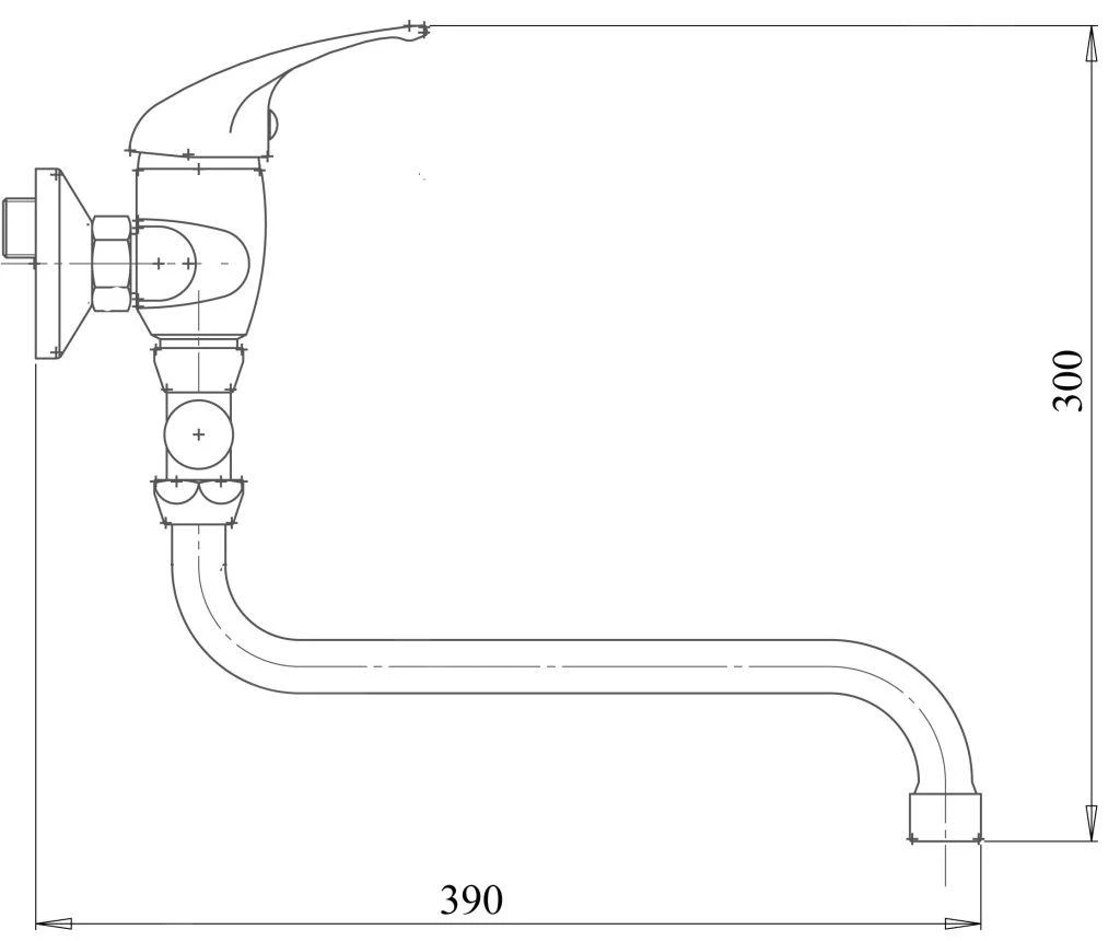 Novaservis Metalia 55 - Opbouw Badkraan Met Accessoires, Chroom 55075,0 2 Novaservis Metalia 55 - Opbouw Badkraan Met Accessoires, Chroom 55075,0 - Afbeelding 2