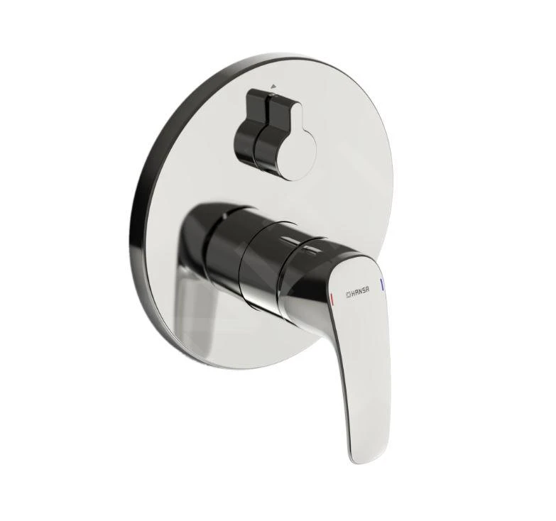 Hansa Pinto - Afdekset Voor Badkraan, Met Omstelkraan Voor 2 Functie, Chroom 85269183 1 Hansa Pinto - Afdekset Voor Badkraan, Met Omstelkraan Voor 2 Functie, Chroom 85269183