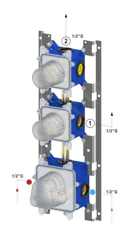 Paffoni Modular Box - Basisgarnituur Voor Inbouw Thermostaakranen MDBOX018 4 Paffoni Modular Box - Basisgarnituur Voor Inbouw Thermostaakranen MDBOX018 - Afbeelding 4