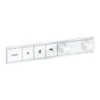 Hansgrohe RainSelect - Afbouwdeel Voor Inbouw Douchethermostaat Voor 3 Functies, Mat Wit 15381700