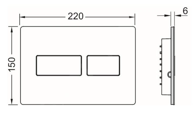 Tece TECEsolid - Bedieningsplaat, Mat Zwart 9240416 2 Tece TECEsolid - Bedieningsplaat, Mat Zwart 9240416 - Afbeelding 2