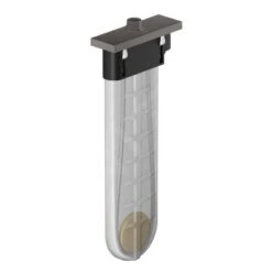 Hansgrohe SBox - Afbouwdeel Voor Doucheslang Voor Bad- Of Tegelrand, Incl. Slangbox, Geborsteld Zwart Chroom 28010340