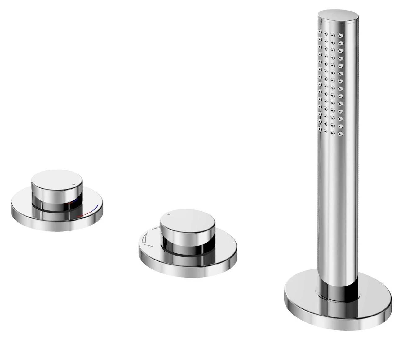 Keuco Edition 400 - Badrandkraan, 3-gats, Chroom 51530010500 1 Keuco Edition 400 - Badrandkraan, 3-gats, Chroom 51530010500