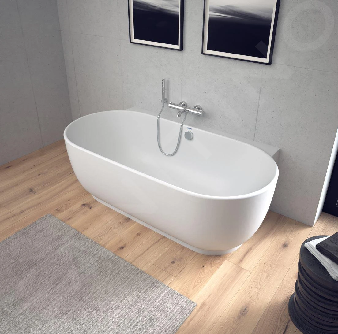 Duravit Luv - Vrijstaand Bad, 1800x950 Mm, DuraSolid, Wit 700433000000000 6 Duravit Luv - Vrijstaand Bad, 1800x950 Mm, DuraSolid, Wit 700433000000000 - Afbeelding 6