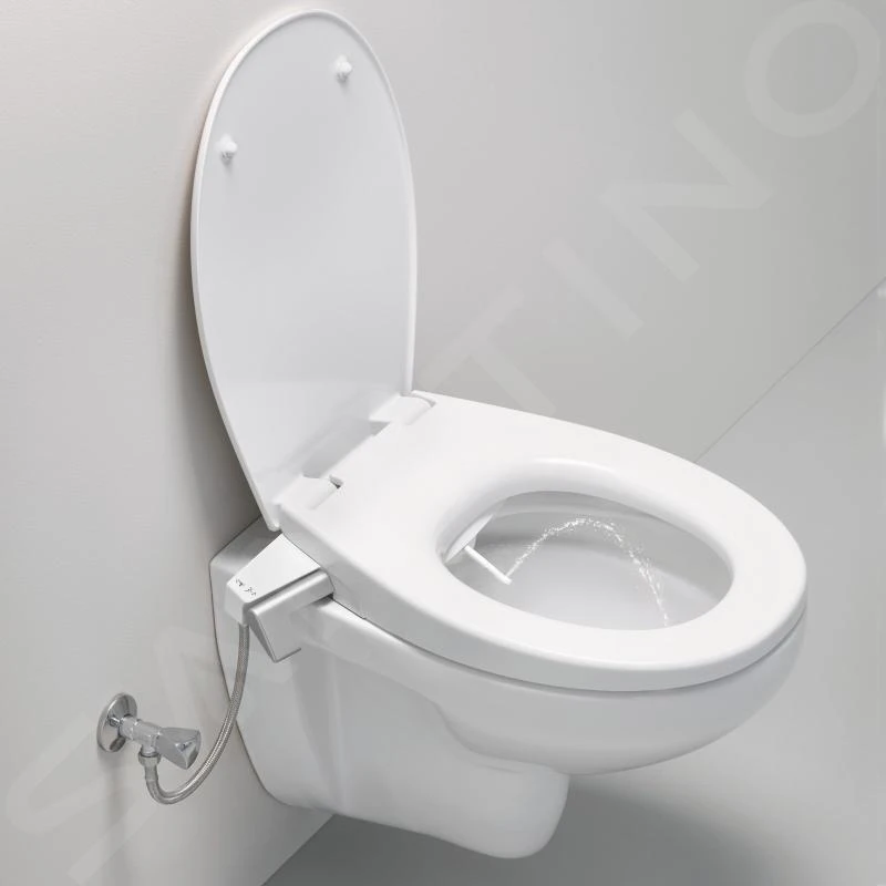 Grohe Bau Ceramic - Manuele Bidetzitting Inclusief Toiletpot, SoftClose, Alpine Wit 39651SH0 9 Grohe Bau Ceramic - Manuele Bidetzitting Inclusief Toiletpot, SoftClose, Alpine Wit 39651SH0 - Afbeelding 9