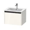 Duravit Ketho.2 - Wastafelkast 440x610x480 Mm, 1 Lade, Glanzend Wit K25062022220000