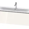 Duravit L-Cube - Wastafelonderkast 400x1220x481 Mm, 1 La, Glanzend Wit LC613902222