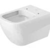 Duravit Happy D.2 - Wandtoilet, Rimless, Met WonderGliss, Alpine Wit 22220900001