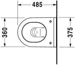 Duravit Starck 3 - Wandcloset, WonderGliss, Wit 22270900001 -Badkamer Luxe 1ecbb6ede64294b3537d41b9 1