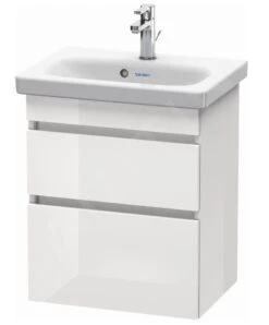 Duravit DuraStyle - Wastafelonderkast Compact, 610x500x368 Mm, 2 Laden, Glanzend Wit DS640302222
