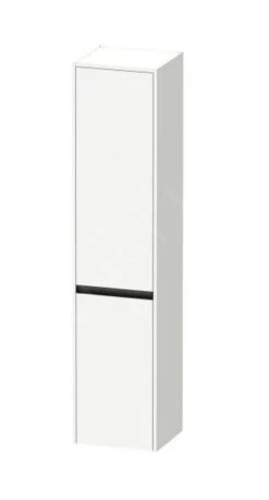 Duravit Ketho.2 - Hoge Kast 1760x400x360 Mm, 2 Deuren, Scharnieren Links, Mat Wit K21329L18180000