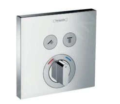 Hansgrohe Shower Select - Inbouw Mengkraan Met 2 Stopkranen Voor 2 Douchefunctie, Chroom 15768000