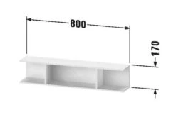 Duravit Ketho.2 - Plankenkast 170x800x150 Mm, Grafiet Mat K21208049490000 -Badkamer Luxe 21287511f800292a67721130 2