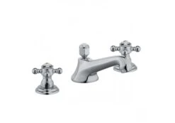 Kludi Adlon - Wastafelkraan, 3-gatsmontage, Met Waste, Chroom 510460520