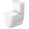 Duravit ME By Starck - Duoblokpot, Vario Afvoer, Rimless, WonderGliss, Wit 20050900001