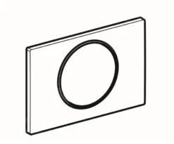 Geberit Sigma10 - Bedieningsplaat, Mat Chroom Gelakt/glanzend Chroom 115.758.JQ.5 -Badkamer Luxe 21a784ca1c770743a0a48161