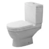 Duravit Starck 3 - Duoblokpot, Afvoer Achter Onder, Met HygieneGlaze, Alpine Wit 0126092000