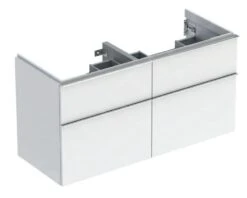 Geberit ICon - Wastafelonderkast 1184x615x476 Mm, 4 Laden, Glanzend Wit 502.309.01.2