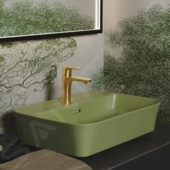 Ideal Standard Connect Air - Grande Slim Wastafelkraan, BlueStart, Brushed Gold A7016A2 -Badkamer Luxe 22aeef4db2d90f00f77d24f8