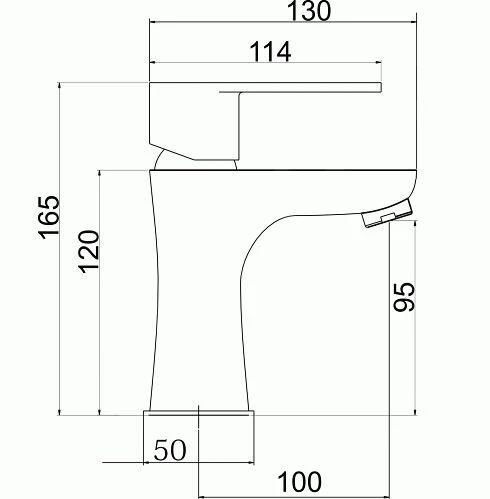 Novaservis Titania Fresh - Wastafelkraan, Chroom 96001/1,0 2 Novaservis Titania Fresh - Wastafelkraan, Chroom 96001/1,0 - Afbeelding 2
