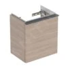 Geberit ICon - Wastafelonderkast, 37x42x28 Cm, 1 Deur, Scharnieren Rechts, Eiken 502.300.JH.1