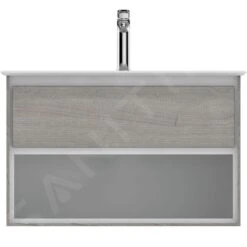 Ideal Standard Connect Air - Wastafelonderkast 800x440x517mm Mm, Decor Eiken Grijs/wit Mat E0827PS -Badkamer Luxe 23b1dd6234a639a36b1eb1f2