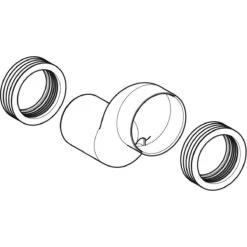 Geberit Toebehoren - Set Aansluitstuk Voor Wand-wc, 7 Cm Versprongen 131.108.11.1 -Badkamer Luxe 23bba4dd0eb8265a8e67d7d0