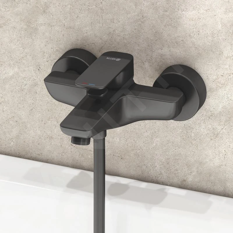 Kludi Pure&Style - Badmengkraan Opbouw, Mat Zwart 406813975 3 Kludi Pure&Style - Badmengkraan Opbouw, Mat Zwart 406813975 - Afbeelding 3