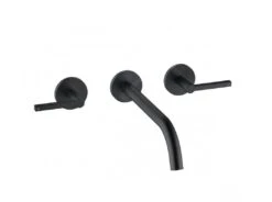 Kludi Nova Fonte - Inbouw Wastafelkraan, 3-gats, Mat Zwart 201463915