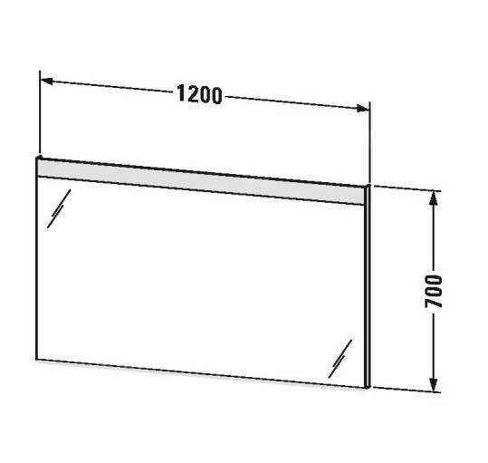 Duravit Spiegels - Spiegel 1200x700 Mm, Met LED-verlichting LM7838000000000 2 Duravit Spiegels - Spiegel 1200x700 Mm, Met LED-verlichting LM7838000000000 - Afbeelding 2