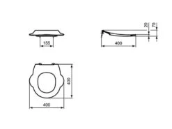Ideal Standard Contour 21 - Closetzitting Zonder Deksel Voor Kinderclosetpot , Rood S4542GQ -Badkamer Luxe 2500a8295d7cd9a0ec9a33db