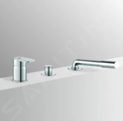 Ideal Standard Tonic II - Badrandmengkraan, 3-gats Installatie, Chroom A6349AA -Badkamer Luxe 251487773bccda26df9f1325