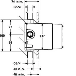 Hansa Vario - Inbouwdeel Voor Thermostatische Kraan DN20 08050290 -Badkamer Luxe 25b4e40372a040da347b2b7e