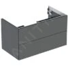 Geberit ONE - Wastafelonderkast, 89x50x47 Cm, 2 Laden, Lava 505.263.00.3